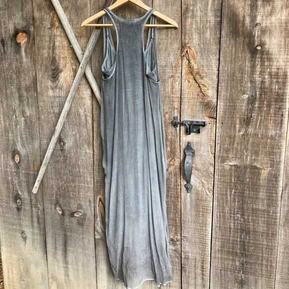 Unique Runway DKNY Summer Dress, M, Distressed Shades of Gray - Picture 3 of 8